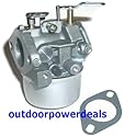 Carburetor Replaces Tecumseh 640349, 640052, or 640054, includes mounting gasket.