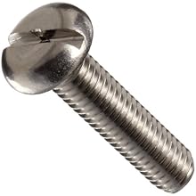 Stainless Steel 18-8 Machine Screw, Vented Pan Head, Slotted Drive (Metric)
