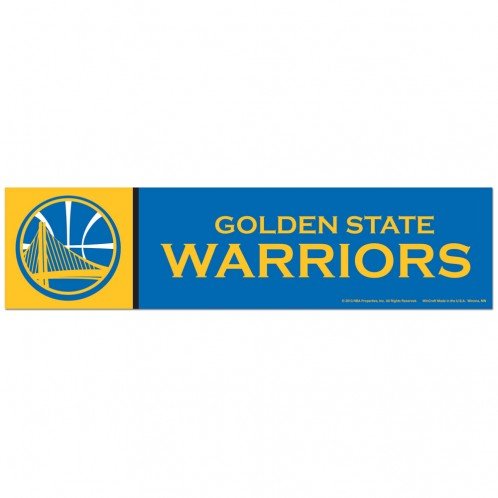 NBA Basketball Golden State Warriors Bumper Sticker (2-Pack)