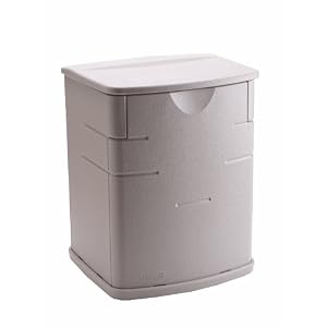 Rubbermaid 18-by-17-by-23-Inch Small Deck Box #3743