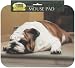 Bulldog On Porch Dog Puppy Mouse Pad MousePad