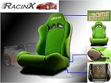 Green Universal Racing Seats - Pair