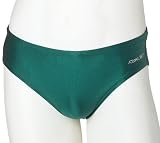  : Reebok Men's Performance Team Solids Brief Swimsuit, Team Green, 28