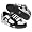 Black/Metallic Silver