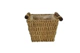 Wald Imports 7-Inch Square Rope Container