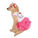 Rubies Costume Printed Doggy Cuff Pet Costume, X-Large, Hello Kitty Dress