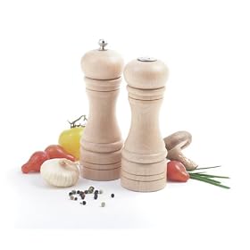 Nor Pro 6 Tall Wood Peppermill Set by Norpro