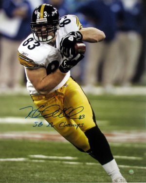Heath Miller signed Pittsburgh Steelers 16x20 Photo SB XL Champs