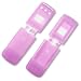 Verizon Alltel Sprint CDMA MotoKrzr Motorola Krzr K1m Transparent Purple Premium Silicone Skin Case Cover