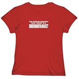 T-SHIRT WOMAN RED " FOR RHEUMATOLOGIST " Large