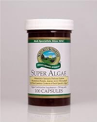Nature's Sunshine Super Algae Food Supplement for Stimulates Immune Defense System 100 Capsules