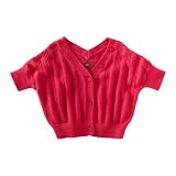 Tea Collection Pointelle Cropped Cardigan