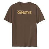 T-SHIRT BROWN  PROPERTY OF ORESTES 