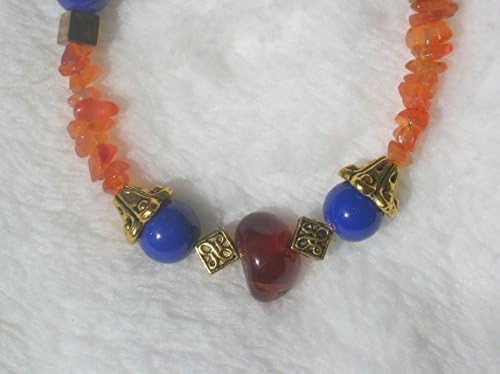 University of Florida The Gators "Golden Nostalgia" Gemstone Beaded Bracelet Just for you from The Orange and Blue Collection