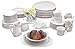 Sakura Stratosphere 53-Piece Dinnerware Set, Service for 8