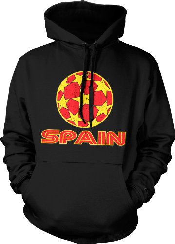 Spain Soccer Mens Sweatshirt, Espana, Spanish Country Pride Pullover Hoodie