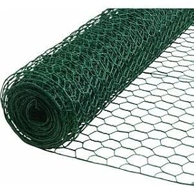 Poultry Netting, Green Vinyl, 48"X25' 1" GRN PLTRY NET
