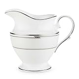 Lenox Tesoro Bone China Platinum Banded Creamer