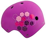 Mongoose Youth Hexagon Street Series Hardshell Helmet, Purple