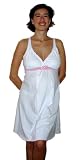 Cotton Dot Nursing Chemise - Nursing Night Gown