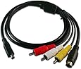 dCables Sony Handycam DCR-SX63 AV Cable - TV Video Cord for Sony Handycam DCR-SX63