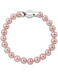 10-11mm 8" Pink Freshwater Pearl Bracelet "A" Sterling Silver Barrel Clasp in Gift Box