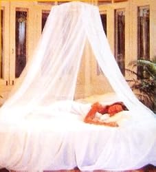 Mosquito Bed Net w/Hanging Ring - Classic White