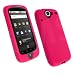 Dunkel-Rosa Silikon Hülle Case Cover Tasche für HTC Google Nexus One