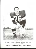 Carling Black Label Beer 1959 Promotional Prints of Cleveland Browns Players (5)