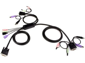 New - 2 Port USB DVI Cable KVM Switch w/ Audio - SV215MICDVIA New - 2 Port USB DVI Cable KVM Switch w/ Audio - SV215MICDVIA