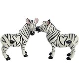 Mwah Zebras Kissing Love Collectible Salt & Pepper Shakers
