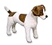 Jumbo Plush Jack Russell Terrier Dog [Customize with Personalized Collar and/or Fragrance]