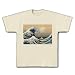 富嶽三十六景Tシャツ（クリーム色） 神奈川沖浪裏 M