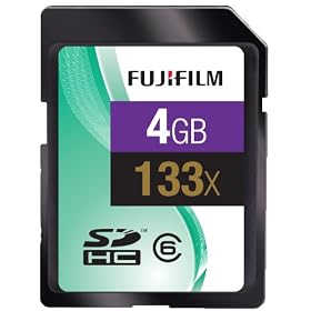 Fujifilm 4GB 133x Speed 20MB/sec Class4 SDHC SD Card