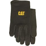 CAT CAT015300L Large Black Jersey PVC Dotted Palm Gl
