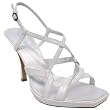 Nine West White Heeled Fashion Sandal Nine West White Heeled Fashion Sandal