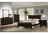 NEW 5pc Bedroom Set (King Bed, Dresser, Mirror, 2 Night Stands)