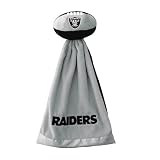 Oakland Raiders Plush NFL Football with Attached Security Blanket