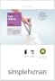 simplehuman Custom Fit Trash Can Liner R, 10-Litre/2.6-Gallon, 20-Count