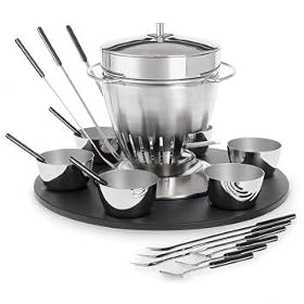 Blomus 67063 stainless steel 24 piece fondue set by Blomus