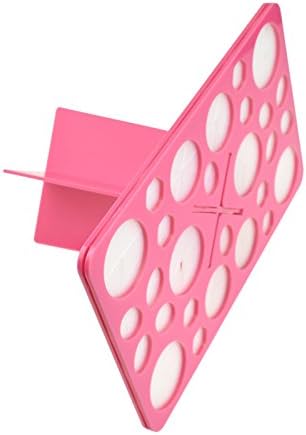 Clicktobe Pink Makeup Brush Holder, Brushes Organizer, Keeps Hair Down,keeps Shape, Keeps Hair Life Longer
