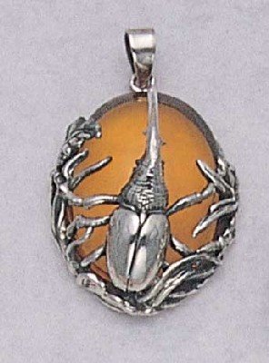 Click here to buy Beatle with Amber Pendant.