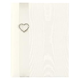 CR Gibson Jeweled Heart Wedding Memory Book
