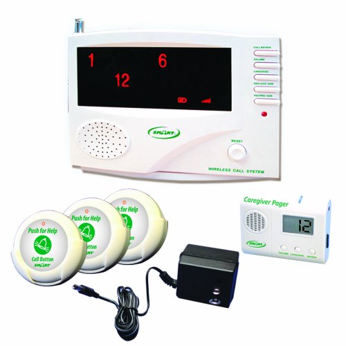 SMART CAREGIVER 433-SYS  30 Channel Central Monitoring Unit with 3 Nurse Call Buttons, Pager And Ac Adaptor On Sale