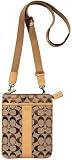 Coach Monogram Messenger Sling Swing Pack -Khaki-