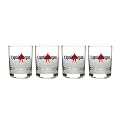 Captain Morgan Double Old-Fashioned Glasses Set of 4