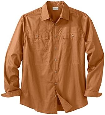 Boulder Creek Men's Big & Tall Sportsman Shirt, Cayenne Big-5Xl