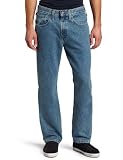 Carhartt Men's Men's Traditional Fit Straight Leg Jean, Light Vintage Blue, 32x32