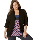 Nine West Plus Size Open-Front Cardigan & Sleeveless Top