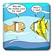 Rich Diesslins Funny General - Editorial Cartoons - Fish Musing - Light Switch Covers - double toggle switch